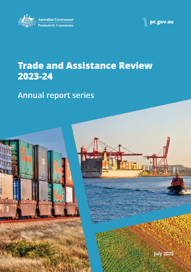 Trade and Assistance Review 2023-24 cover