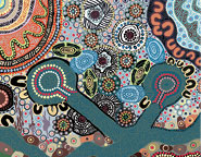 Luke Penrith's painting River of Knowledge