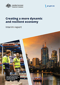interim report, Creating a more dynamic and resilient economy