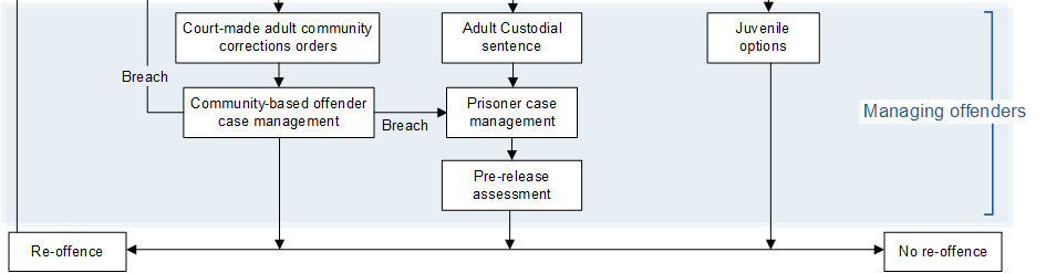 Criminal justice system flow chart