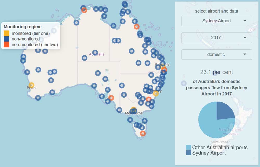 Click to bring up interactive map popup