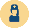 Icon of medical person