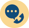 Icon of phone conversation