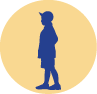 Icon of a school-age child